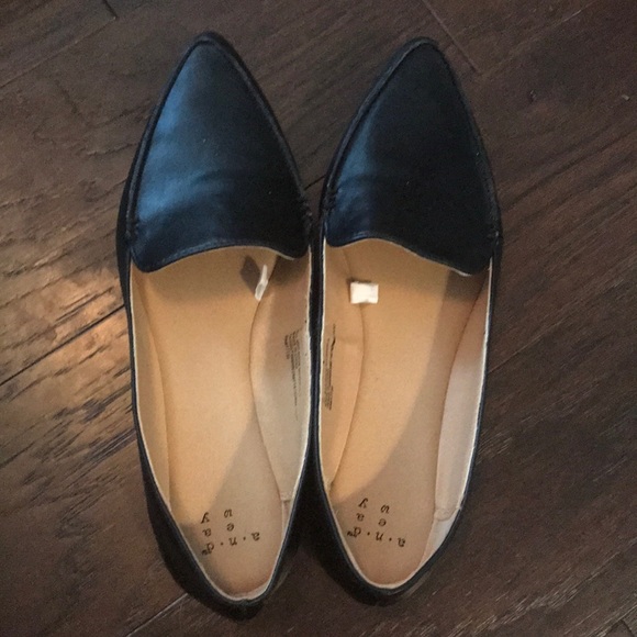 a new day Shoes - A New Day Micah Pointed Toe Loafer, Black, 7